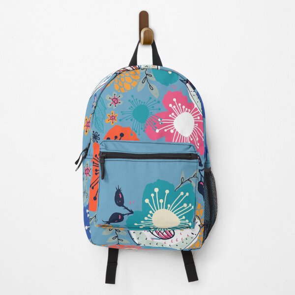 Item preview, Colorful flowers and birds-Floral design designed and sold by medoutfits.