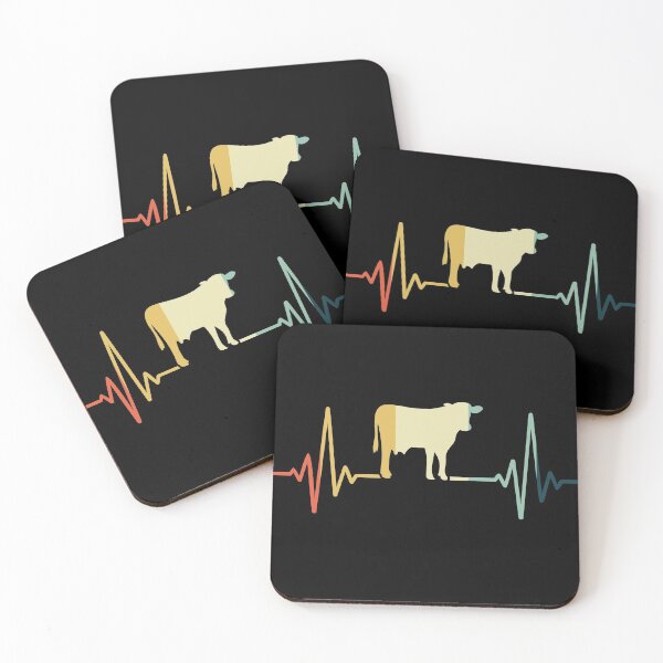 Item preview, Cow Heartbeat Vintage designed and sold by NgocLanDesign.