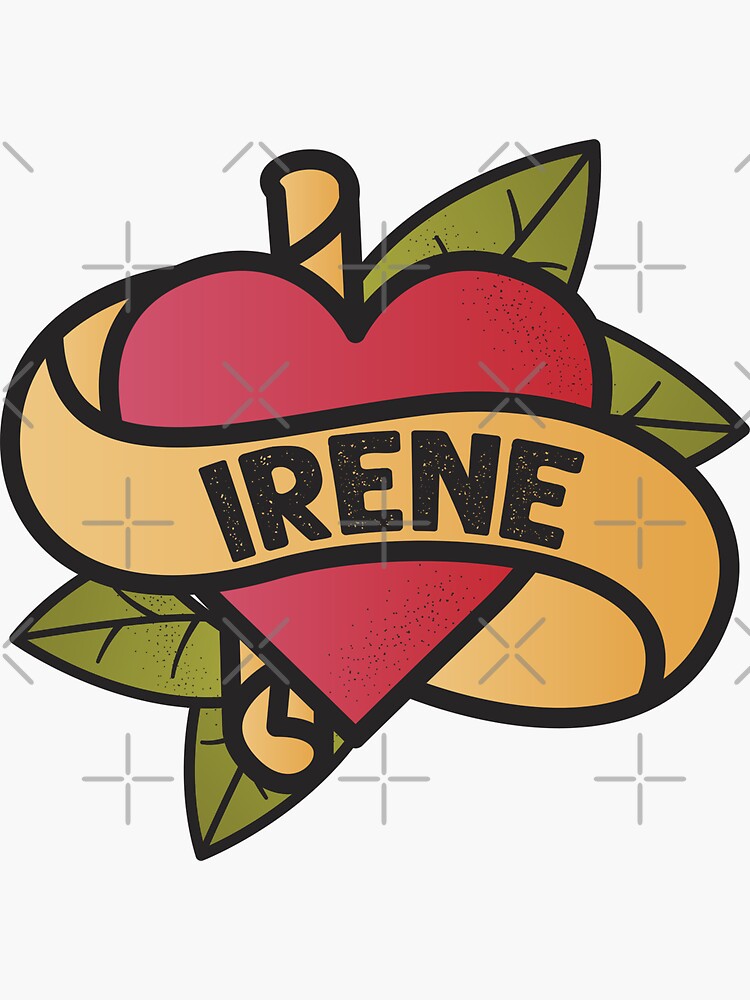 "Irene Name" Sticker for Sale by VintagePathway | Redbubble