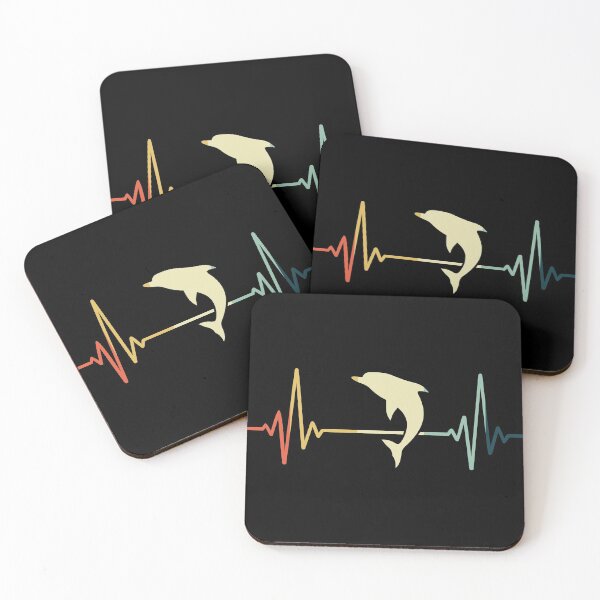 Item preview, Dolphin Heartbeat Vintage designed and sold by NgocLanDesign.