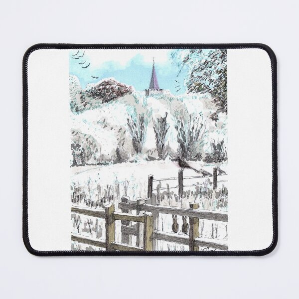 Item preview, Hampshire UK snow scene designed and sold by Jim Griffiths.