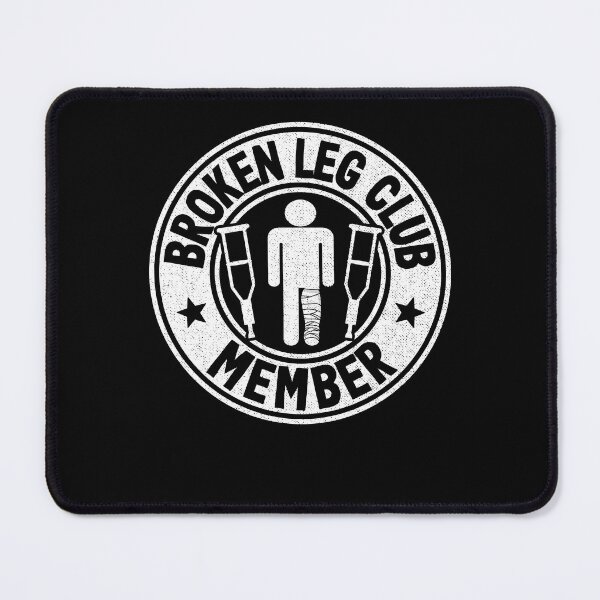 Item preview, Broken Leg Club Member Logo Vintage Surgery Funny Get Well Soon designed and sold by Stronzi.
