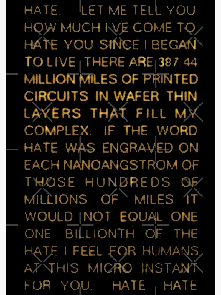 Let me tell you how much I've come to hate you (II) Journal