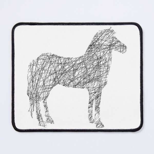 Item preview, Simple Horse Shape Art designed and sold by Heaven-Studio.
