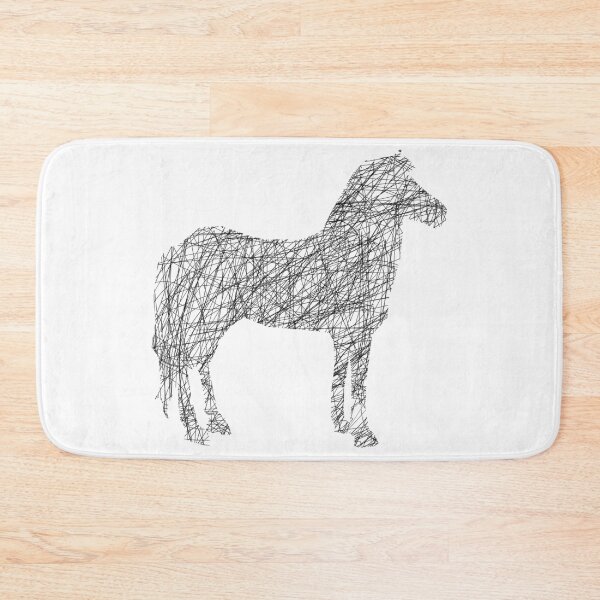 Item preview, Simple Horse Shape Art designed and sold by Heaven-Studio.