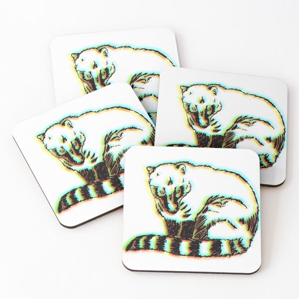 Item preview, Colourful Coati designed and sold by inktrips.