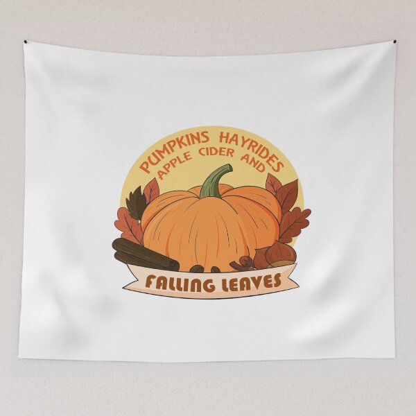 Item preview, Pumpkins Hayrides Apple Cider And Falling Leaves designed and sold by Simo200.
