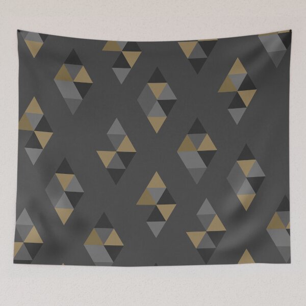 Item preview, Dark minimal diamond pattern designed and sold by qusart.