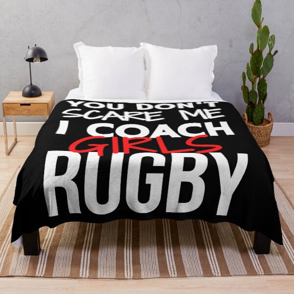 Item preview, You don't scare me I coach girls rugby designed and sold by TheGreenGoat.