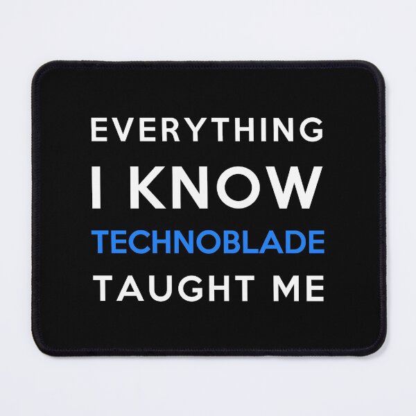Item preview, Everything I know - Technoblade designed and sold by 2Girls1Shirt.