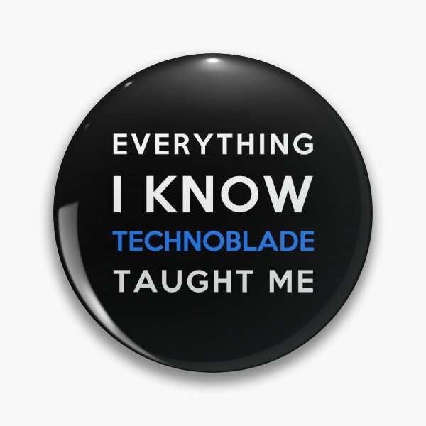 Item preview, Everything I know - Technoblade designed and sold by 2Girls1Shirt.