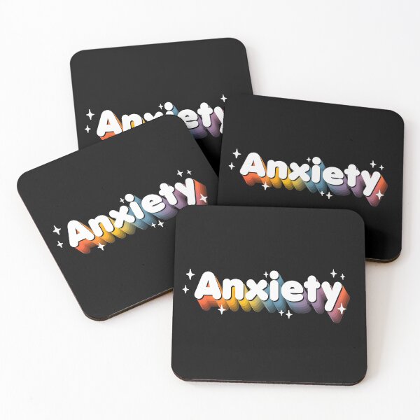 Item preview, Anxiety rainbow - Kawaii Aduting - Funny Sassy Quote T-Shirt designed and sold by BlancaVidal.