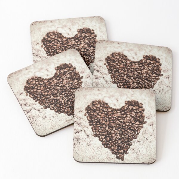 Item preview, Heart shaped coffee beans designed and sold by SzendeB.