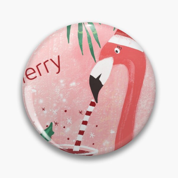 Item preview, Merry Christmas Flamingo Pink designed and sold by Gkumar-design.