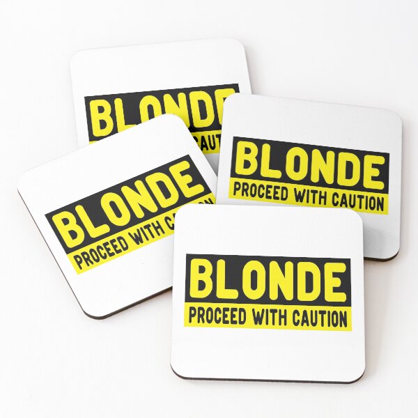 Item preview, Blonde, proceed with caution T-shirt design designed and sold by MissDewi.