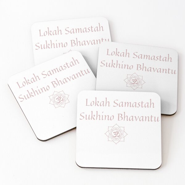 Item preview, Lokah Samastah Sukhino Bhavantu designed and sold by Art's Asana.