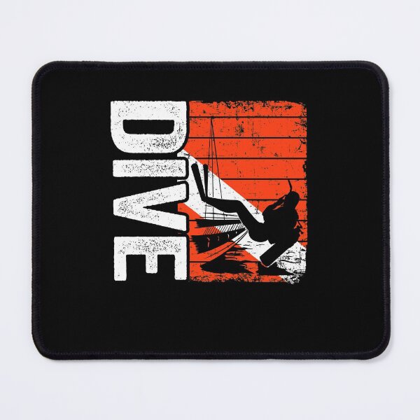 Item preview, Scuba Diving Vintage Dive Scuba Diver Down Flag designed and sold by Stronzi.