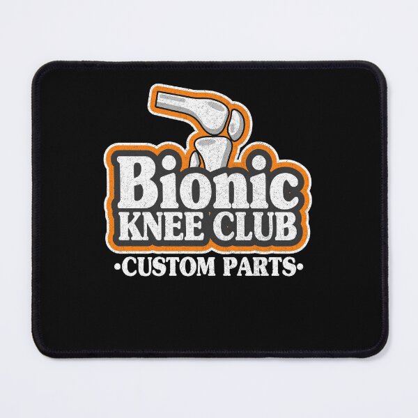 Item preview, Bionic Knee Club Knee Replacement Surgery 70s Logo designed and sold by Stronzi.