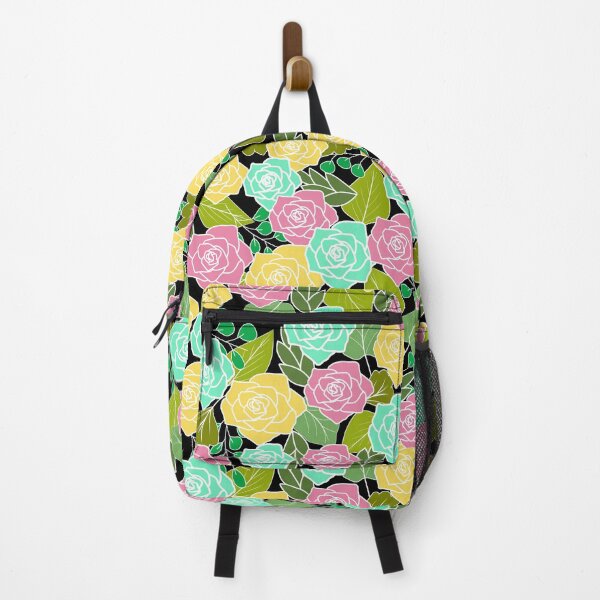 Item preview, colorful seamless rose pattern designed and sold by smokin-prints.