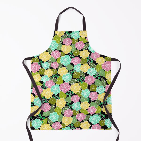 Item preview, colorful seamless rose pattern designed and sold by smokin-prints.