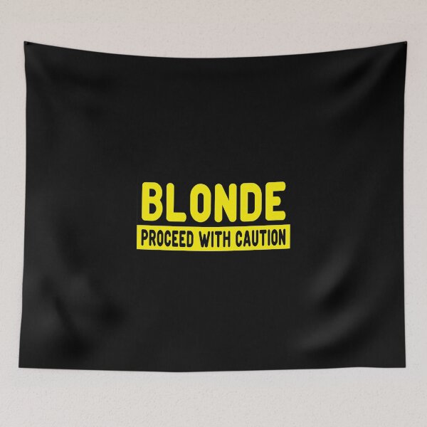 Item preview, Blonde, proceed with caution T-shirt design designed and sold by MissDewi.