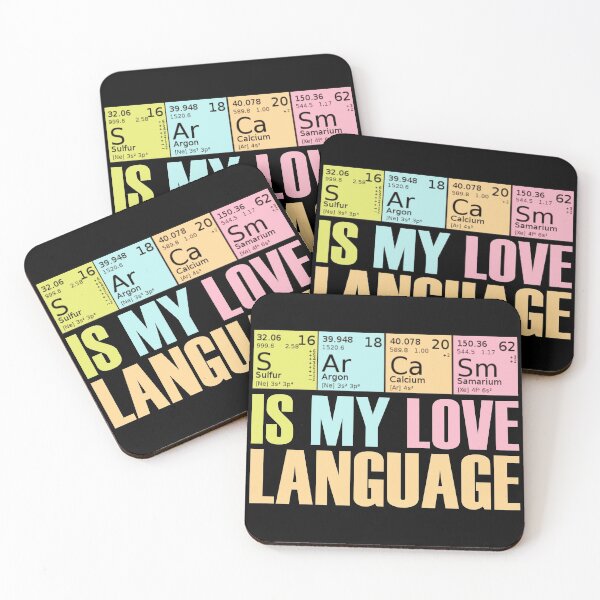 Item preview, Sarcasm Is My Love Language Periodic Table Funny Sarcastic Quotes designed and sold by odrito.