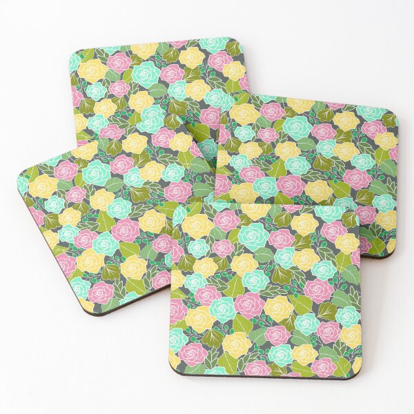 Item preview,  Colorful seamless rose pattern designed and sold by smokin-prints.