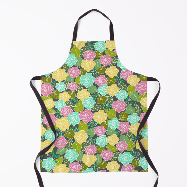 Item preview, Colorful seamless rose pattern designed and sold by smokin-prints.
