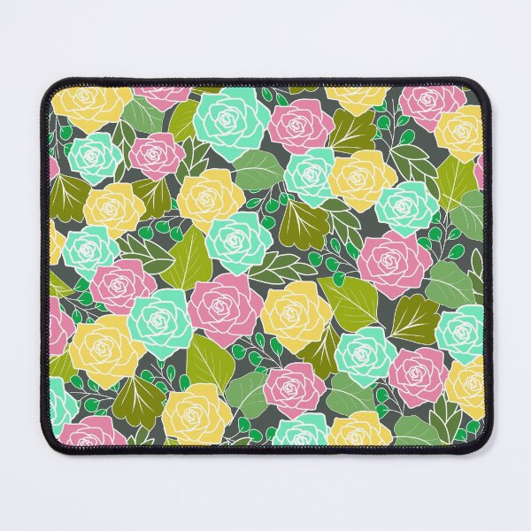 Item preview, Colorful seamless rose pattern designed and sold by smokin-prints.