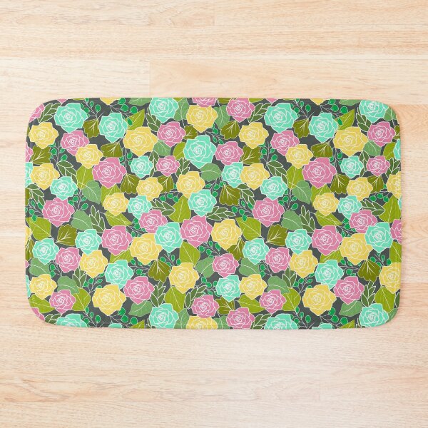 Item preview,  Colorful seamless rose pattern designed and sold by smokin-prints.