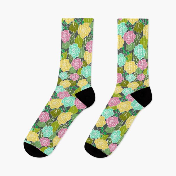 Item preview,  Colorful seamless rose pattern designed and sold by smokin-prints.