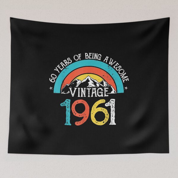 Item preview, 60 Years Of Being Awesome Vintage 1961 designed and sold by Balll130.