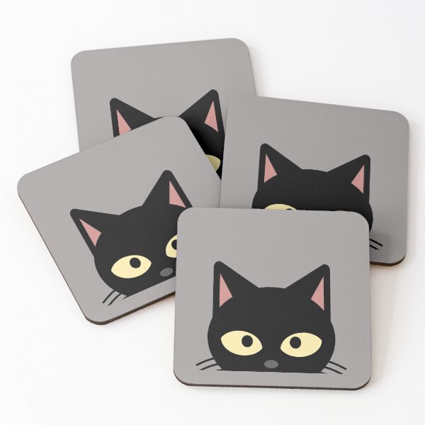 Item preview, Black Cat Peeking designed and sold by DiensDesign.