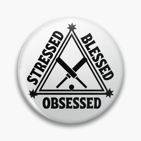 Item preview, Cricket: Stressed. Blessed. Obsessed. designed and sold by TheGreenGoat.