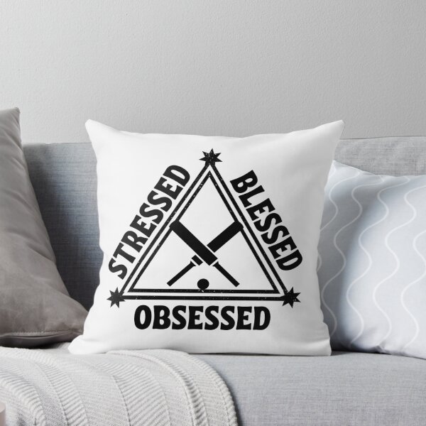 Item preview, Cricket: Stressed. Blessed. Obsessed. designed and sold by TheGreenGoat.