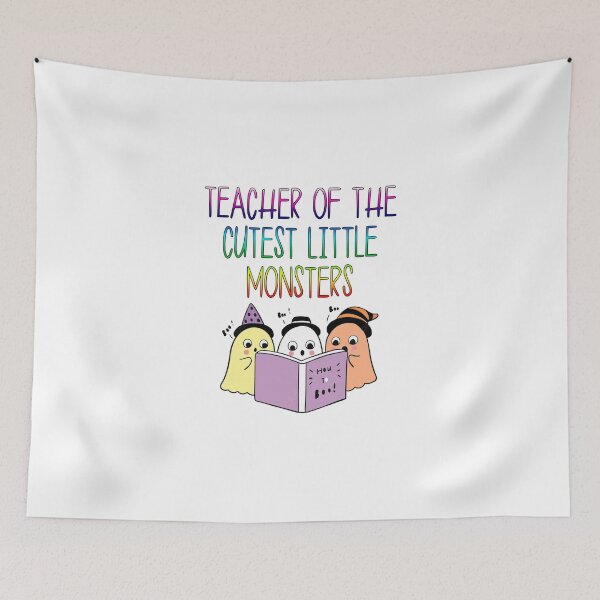 Item preview, cute boo halloween fall autumn funny sarcastic saying offended Teacher of the Cutest little monsters cute halloween teacher Meme Gift for Best Friend boyfriend girlfriend designed and sold by joygift369.