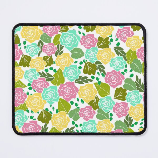 Item preview, Colorful rose seamless floral pattern designed and sold by smokin-prints.