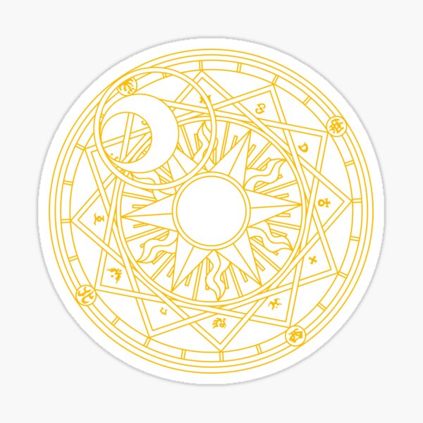 Clow Circle Sticker