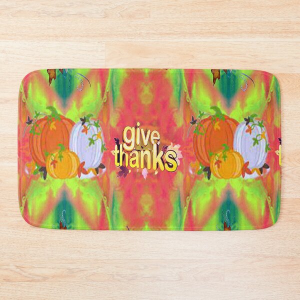 Item preview, Give Thanks Thanksgiving Design, Plaid and all things pumpkin Thanksgiving ,Thankful Grateful Blessed, Pumpkin spice and all things nice designed and sold by Adri Barnard.