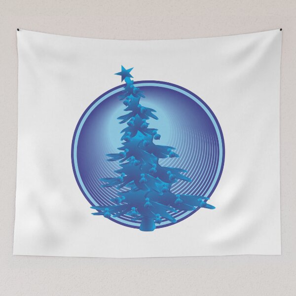 Artikelvorschau, Blauer Weihnachtsbaum entworfen und verkauft von MontanaJack.