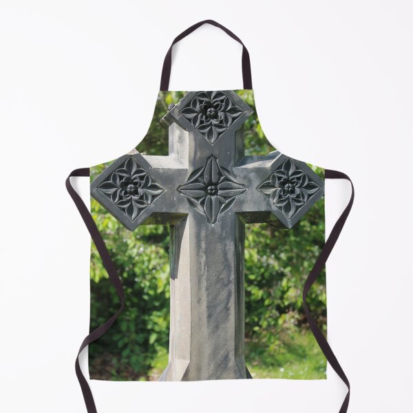 Item preview, Gothic Style Christian Cross Headstone Old Holy Trinity Church in Wentworth designed and sold by taiche.