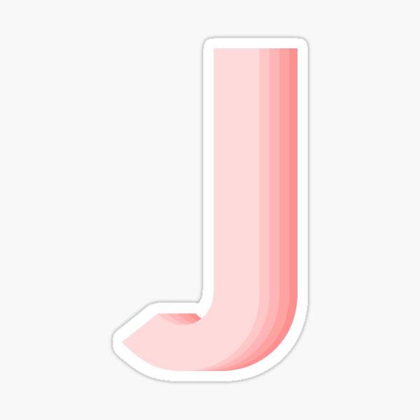 Pink Letter S Sticker for Sale by TheMonogramShop