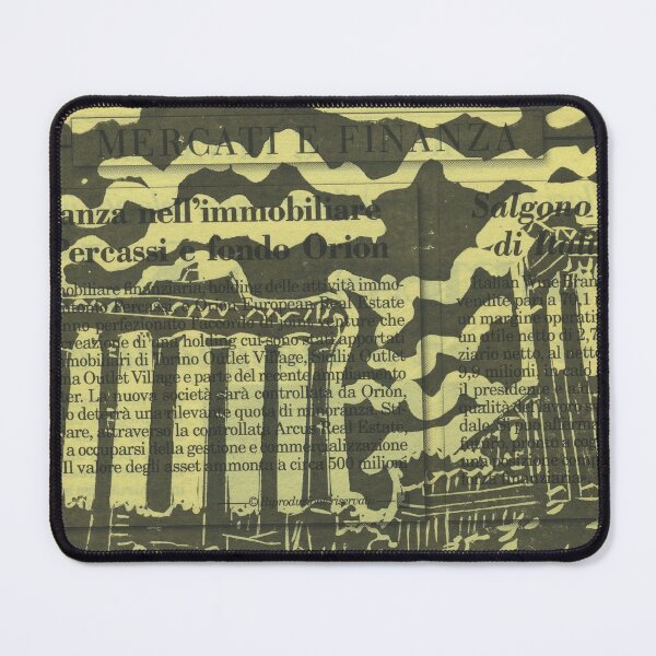 Item preview, The Forum, Roma on Yellow Italian Newsprint designed and sold by LymphomaLass.