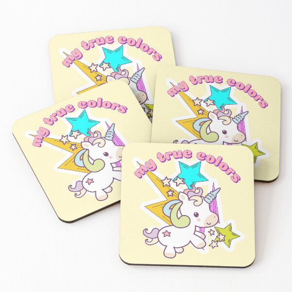 Item preview, My True Colors. Super Cute Unicorn Thunder Lightning Stars designed and sold by Rebel-Design.