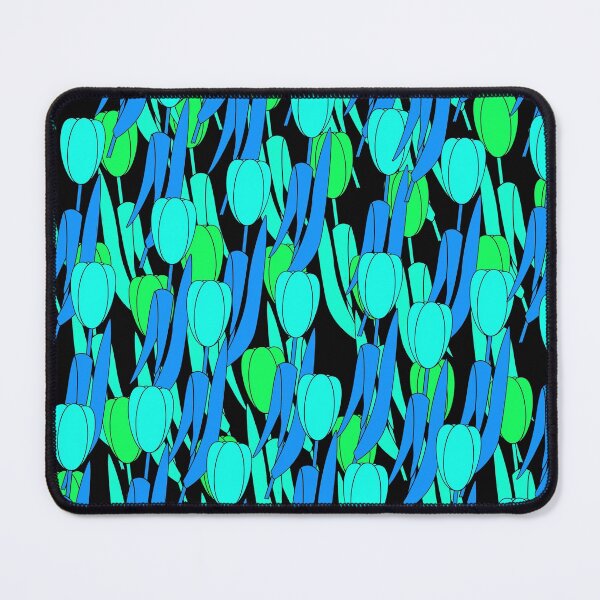 Item preview, Tulips (Jade and Azure) designed and sold by David Roland.