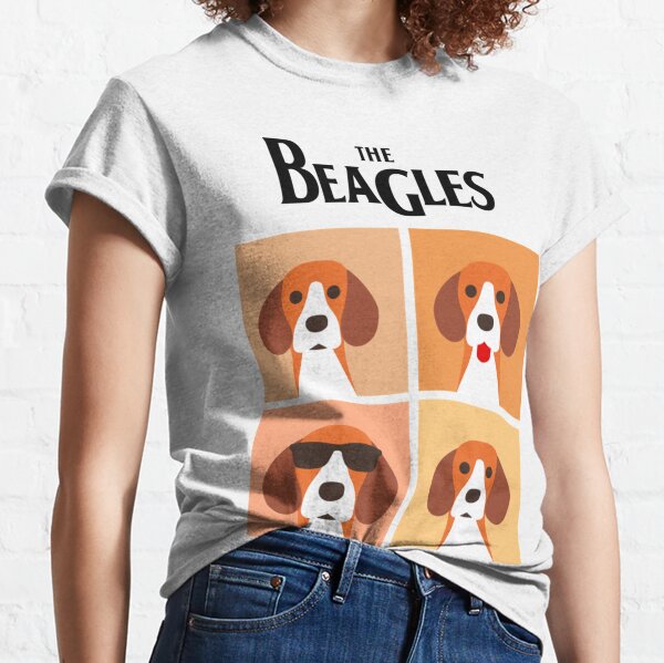 beatles dure journée de nuit Spoof T-Shirt Beagles-travaillant comme un chien UK couverture 