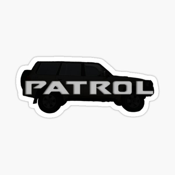 Nissan Patrol GU Blackout Pegatina