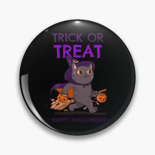 Item preview, Trick or treat? Happy Halloween! designed and sold by TheHillSpruce.