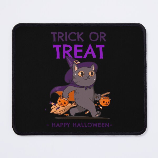 Item preview, Trick or treat? Happy Halloween! designed and sold by TheHillSpruce.