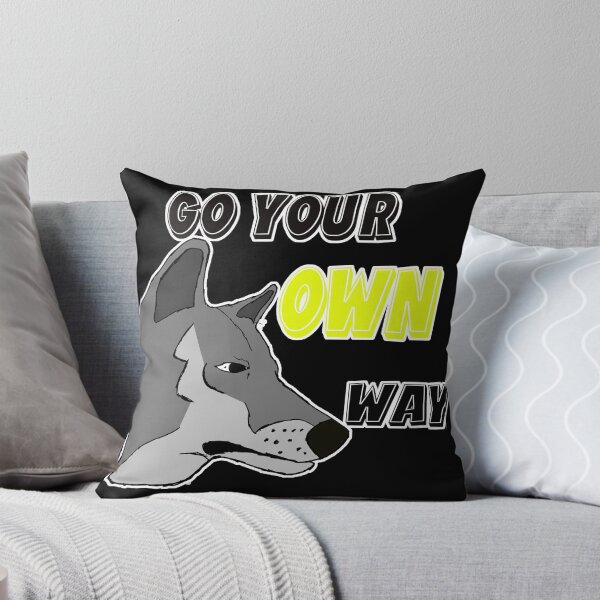 Item preview, Go Your Own Way Wolf Motif Motivation designed and sold by Merchandiser099.